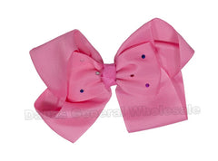 Studded Ribbon Hair Bows Wholesale