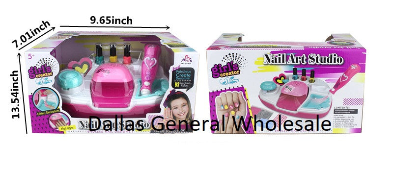 Glitter Nail Polish w/ Dryer Toy Set Wholesale