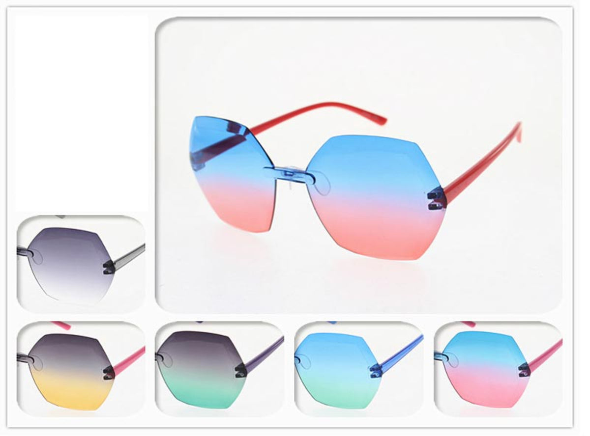 Kids Rainbow Sunglasses -(Sold By DZ =$33.99)