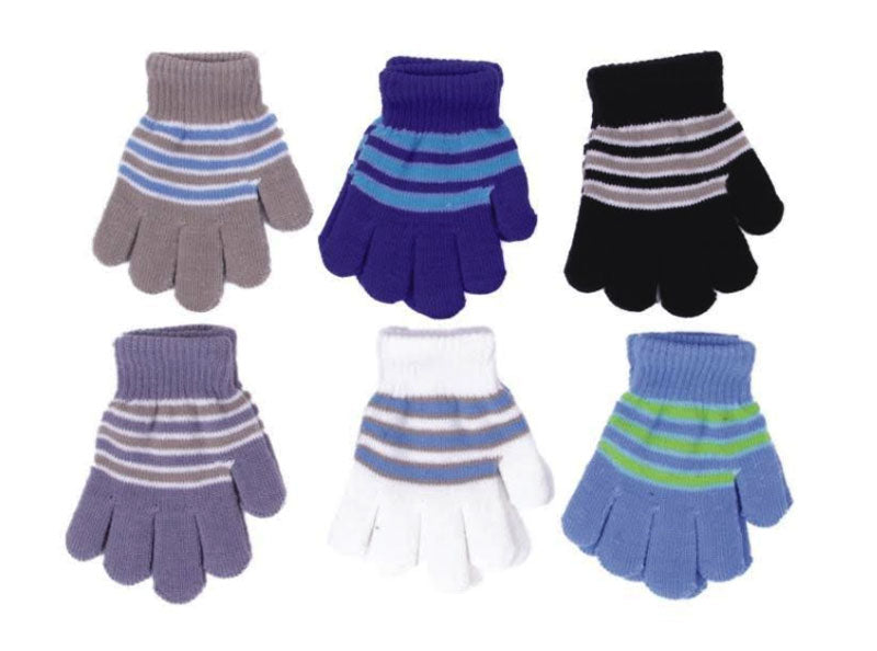 Bulk Kids Full Finger Gloves - Assorted