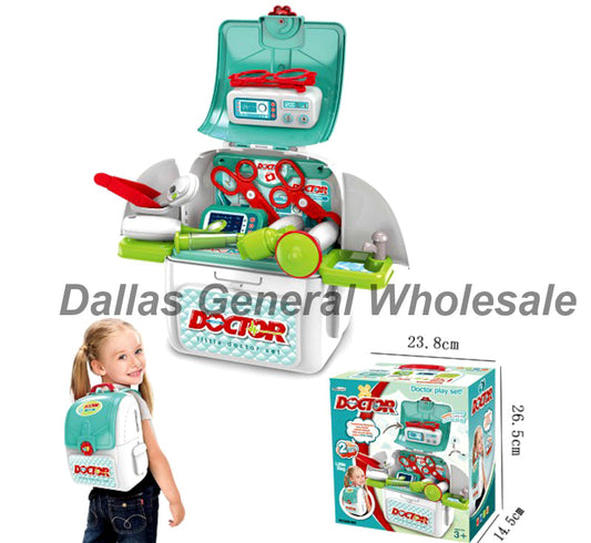 Bulk Buy Kids Doctors Backpack Carrier Toy Set Wholesale