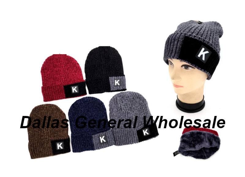 Bulk Buy Adults' Casual CHENILLE Fur Beanies Caps Wholesale