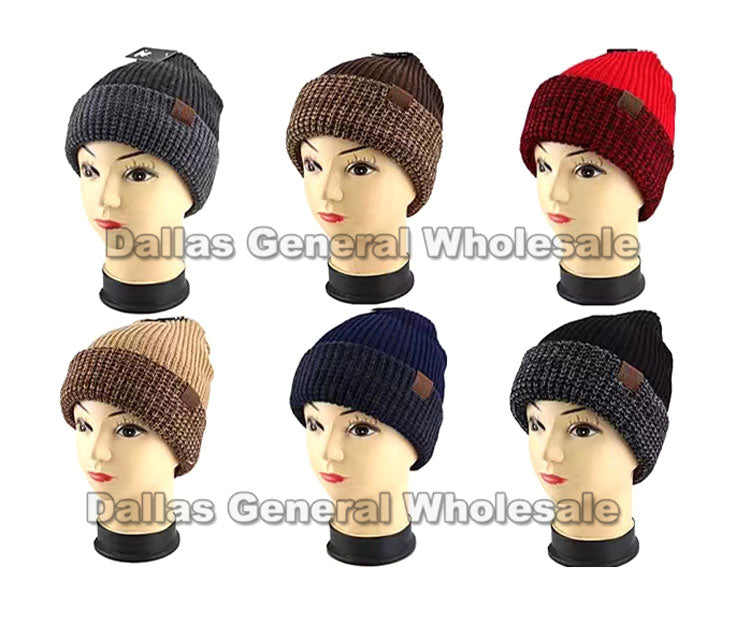 Men Fur Insulted Thermal Beanies Hats Wholesale