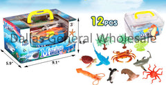 12 PC Toy PVC Sea Animals Figurine Set Wholesale