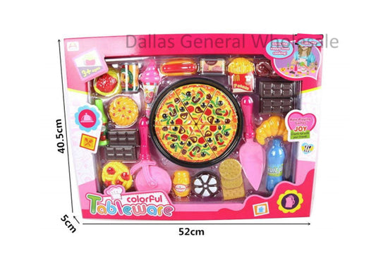 Bulk Buy 25PC Pizza Party Toy Play Set Wholesale