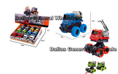 Toy Inertial Big Wheel Contruction Trucks Wholesale