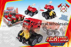 Toy Inertial Pop Up Fire Trucks Wholesale