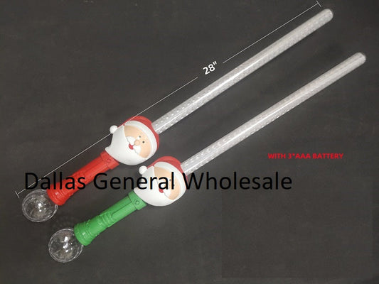 Santa Claus Light Up Toy Swords Wholesale