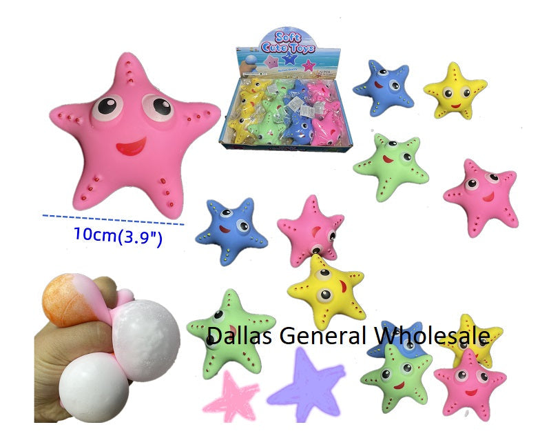 Cute Starfish Squishy Toys Wholesale MOQ 12