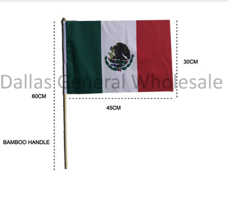Hand Held Mexico Flags Wholesale