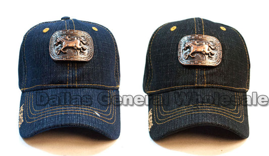 Brass Horse Design Casual Caps Wholesale MOQ 12