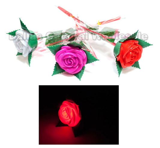 Flashing Light Up Roses Wholesale
