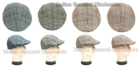 Bulk Buy Men's Fashion Wool Newsboy Caps Wholesale