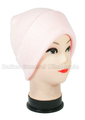 Neon Color Knitted Beanie Hats Wholesale
