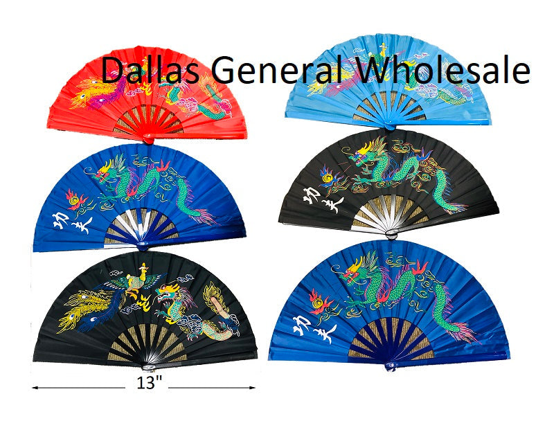 Bulk Buy Traditional 33cm Kongfu Fans Wholesale