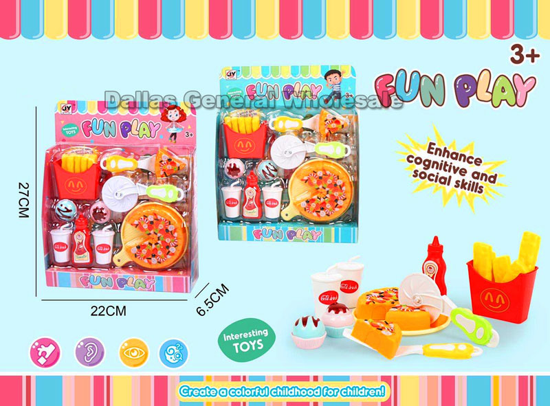 Toy Pizza Dinner Play Sets Wholesale
