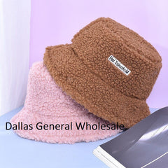 Ladies Trendy Winter Bucket Hats Wholesale MOQ -12 pcs