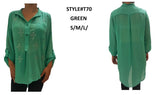 Bulk Buy Cross Designed Fashion Blouses Wholesale