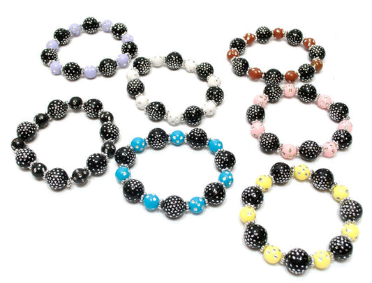 Studded Round Beads Bracelets Wholesale