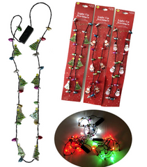 Wholesale Christmas Flashing Light Necklace