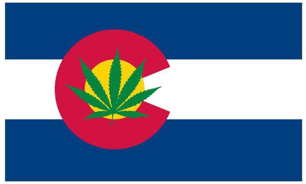 Buy COLORADO STATE MARIJUANA POT LEAF 3 X 5 FLAG Bulk Price