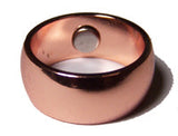 Wholesale PURE HEAVY COPPER WEDDING BAND MAGNETIC RING ( sold by the piece )