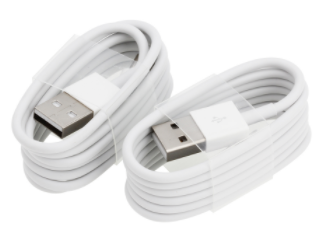 Wholesale WHITE 1 METER LIGHTNING IPHONE CABLE (sold by piece or dozen)