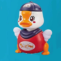 Electric Swing Duck - Luminous Musical Education Toy for Kids