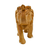 Wooden Handcrafted Jaali Elephant Statue