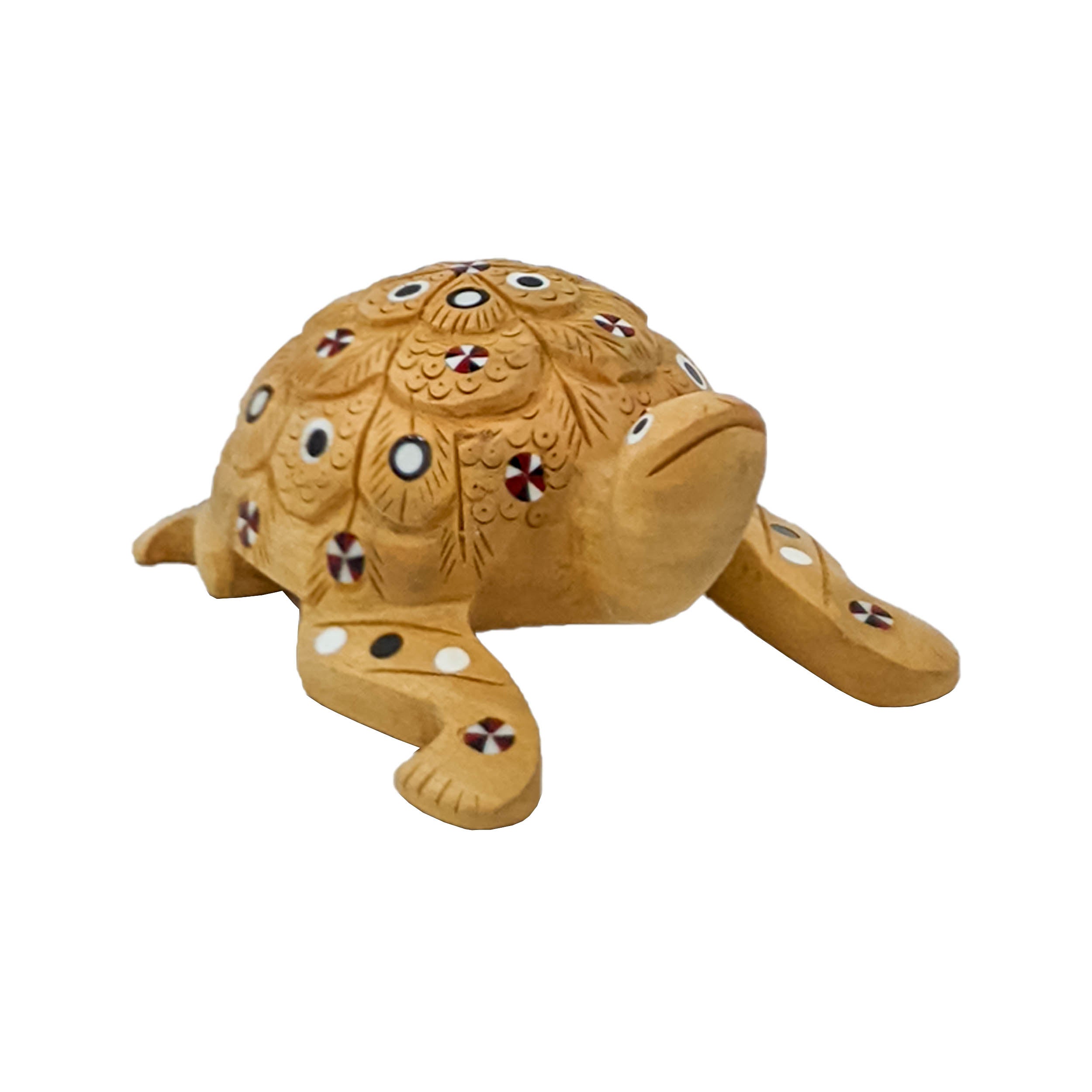 Wooden Handmade Painted Tortoise