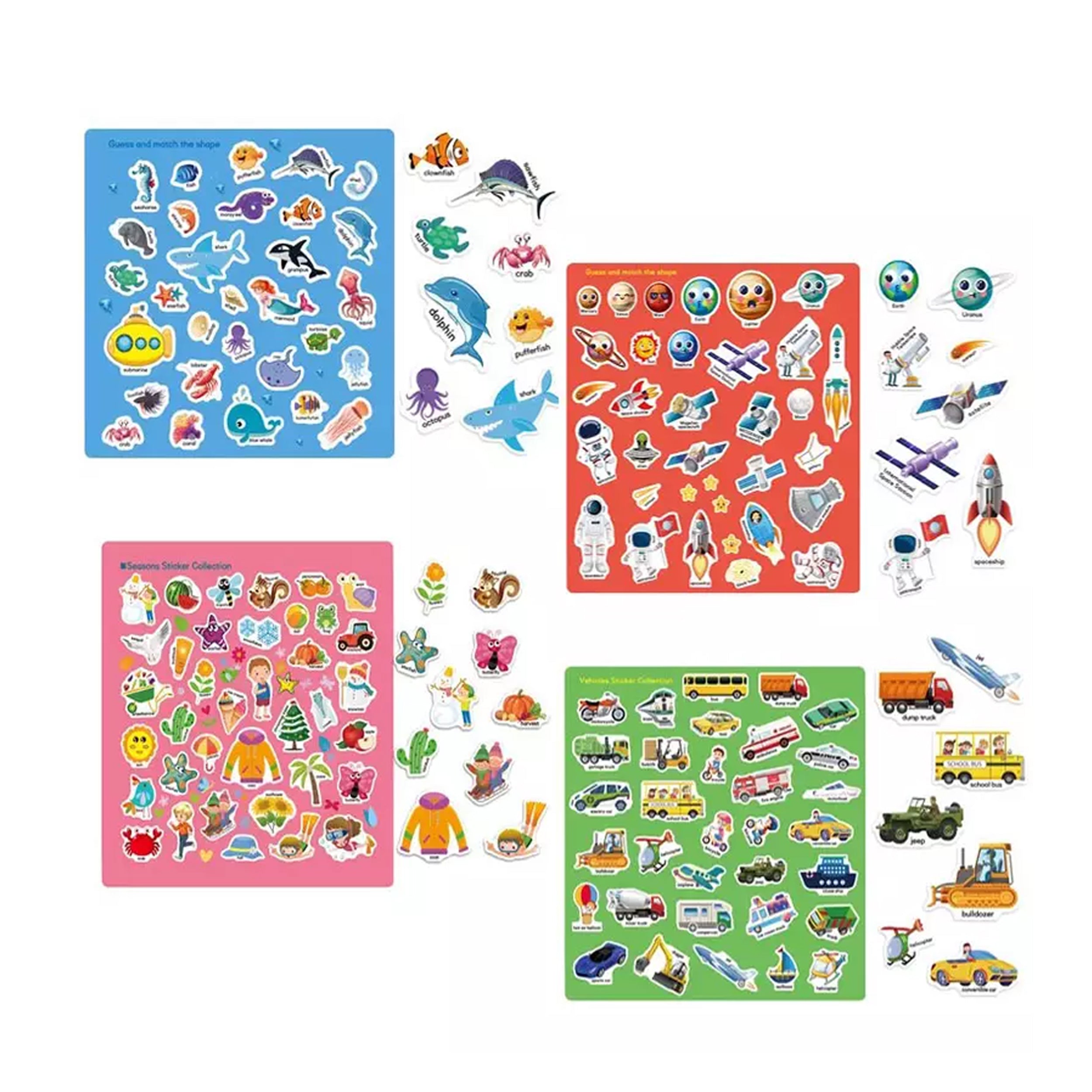 New Children Scene Stickers DIY Hand On Puzzle - Create Your Own Fun and Imaginative Scenes