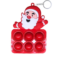 Christmas Decompression Keychain Santa Claus