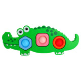 Green Crocodile Flipping Pop it Fidget Toys