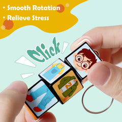 Hot Sale Cube Magic Keychain Transform Fidget Toy - Keep Your Hands Busy Anywhere, Anytime