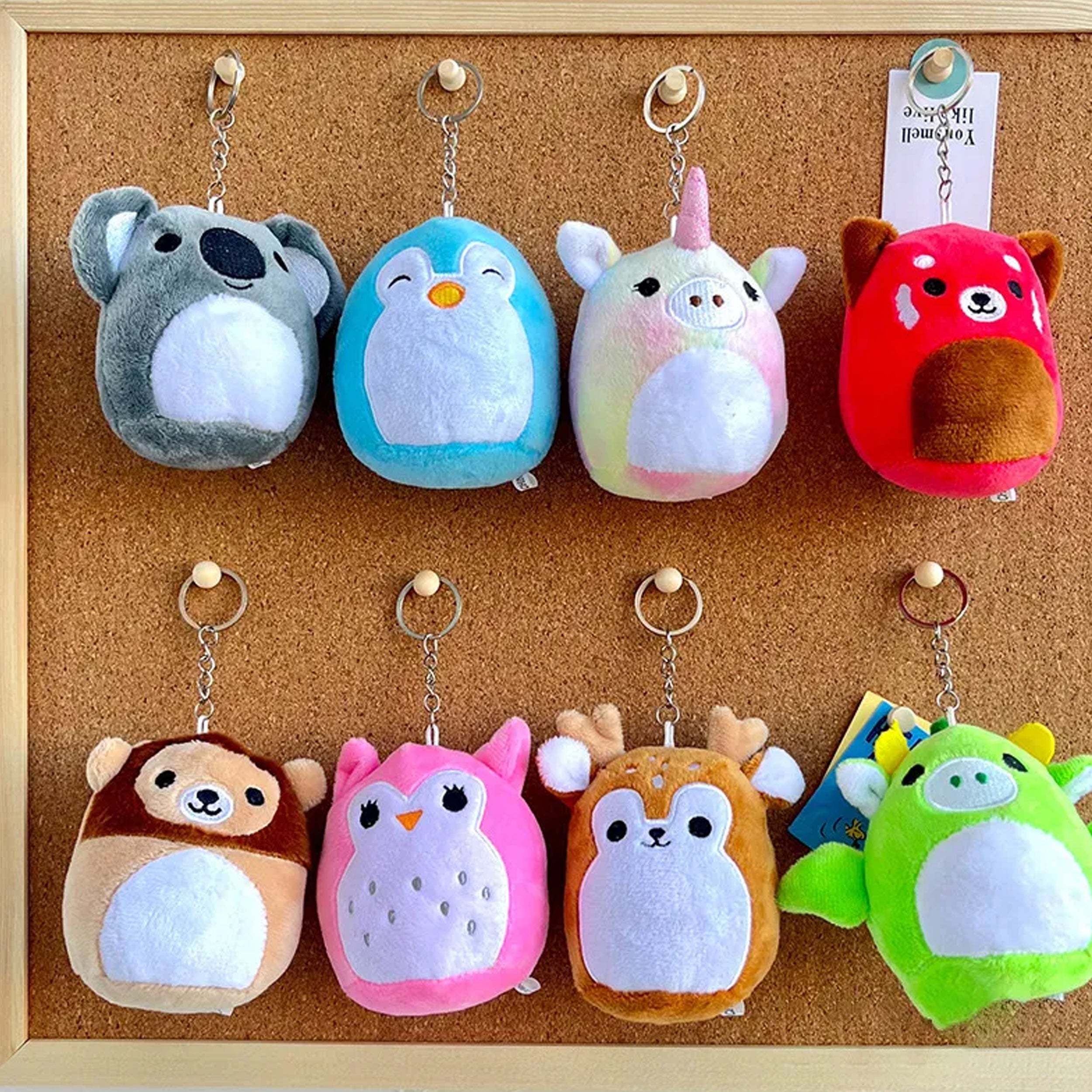 Pagdee Cute Animals Style Soft Plush Keychains | JSBlueRIdge