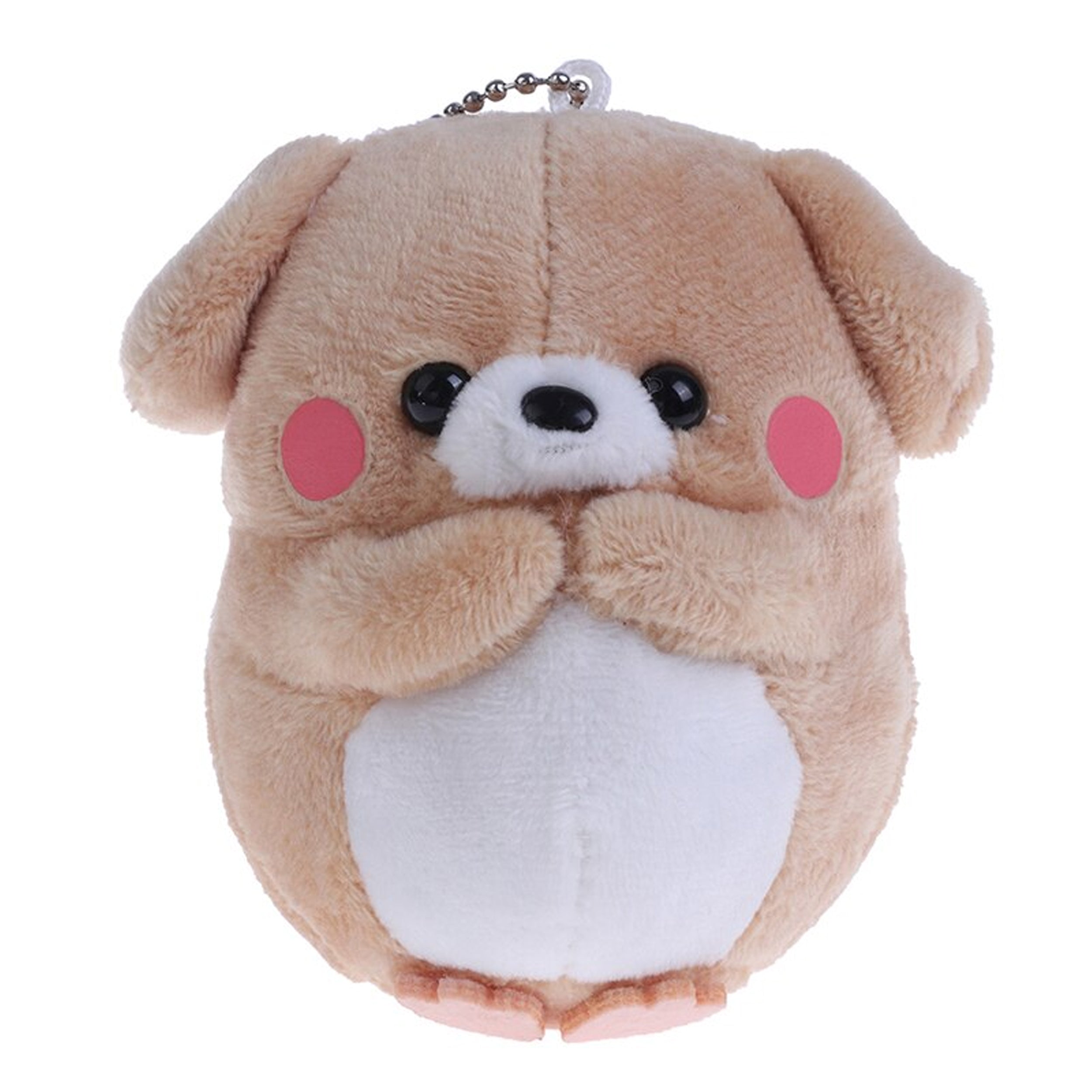 Cute Dog/Rabbit/Bear Soft Plush Keychains - Assorted