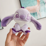 Cute Purple Soft Plush Animal Stuffed Keychains