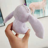 Cute Purple Soft Plush Animal Stuffed Keychains