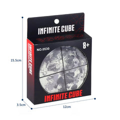 Cylindrical Colorful Solar System Infinite Magic Cube - A Fun and Educational Toy for Kids and Adults