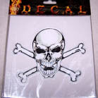 Wholesale SKULL X BONE DECALS (Sold by the dozen)