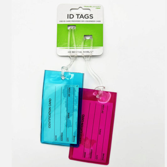 Travel Smart 2 Pack Travel ID Luggage Tags