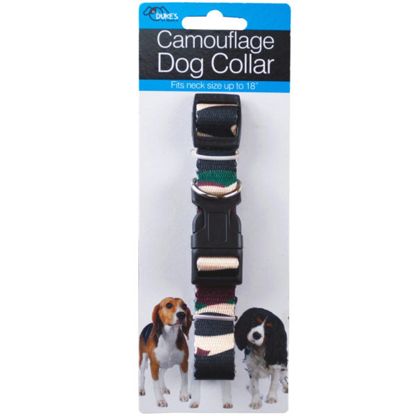 Adjustable Camouflage Dog Collar