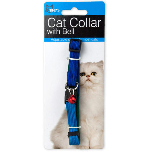 Multi-Color Cat Collar with Bell