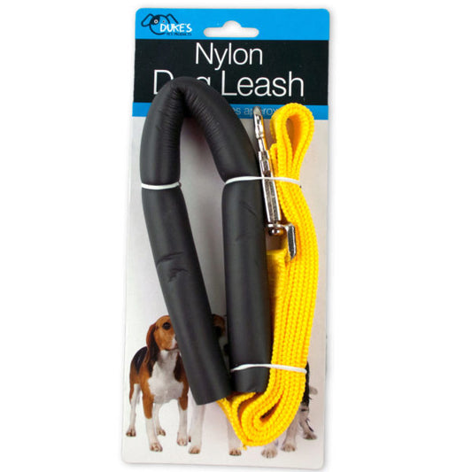 Nylon Dog Leash with Foam Handle Cover