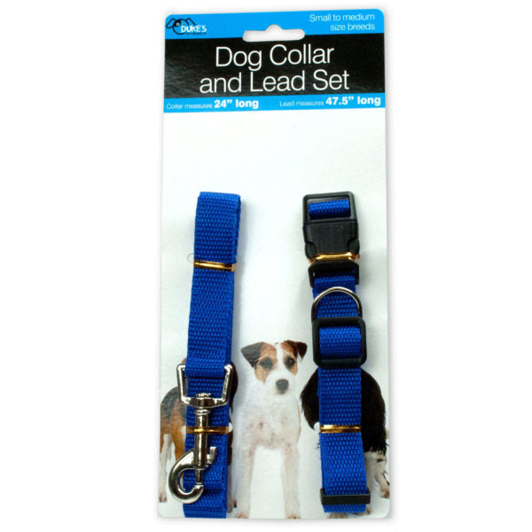 Dog Collar Lead Set