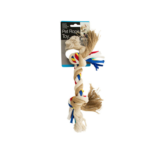 Medium Colorful Knotted Pet Rope Toy