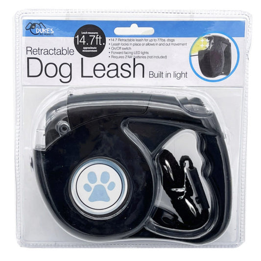 14.7 Retractable Dog Leash with LED Light MOQ-6Pcs, 5.01$/Pc