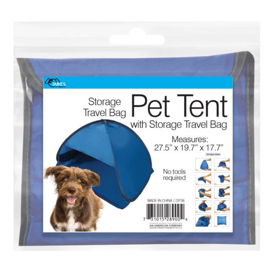 Pet Tent with Storage Travel Bag
