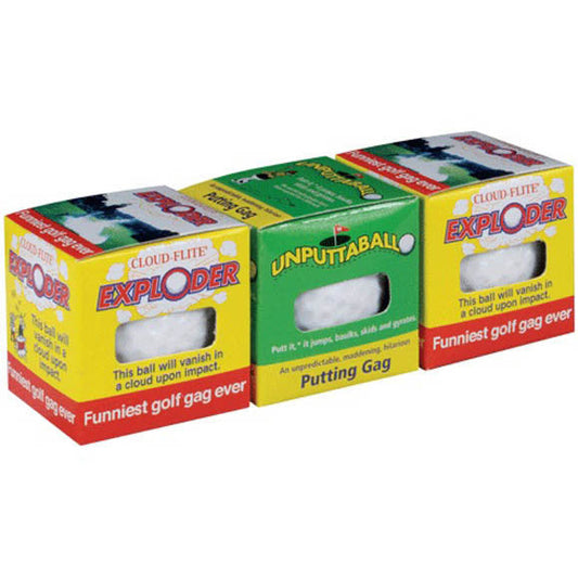 Buy DOUBLE TROUBLE TRIPLE PACK TRICK GOLF BALLS ( sold by the setBulk Price