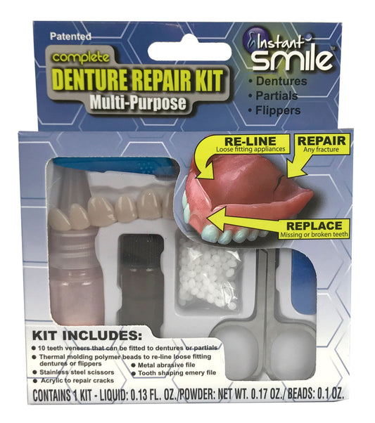 Wholesale COMPLETE DENTURE REPAIR & RELINE TEETH KIT ( sold by the piece )
